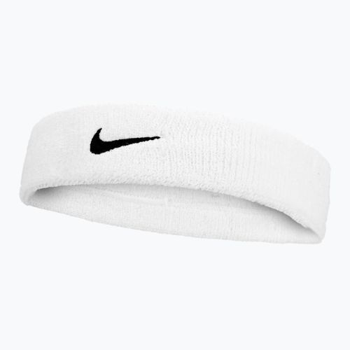 Лента за глава Nike Swoosh Classic white/black