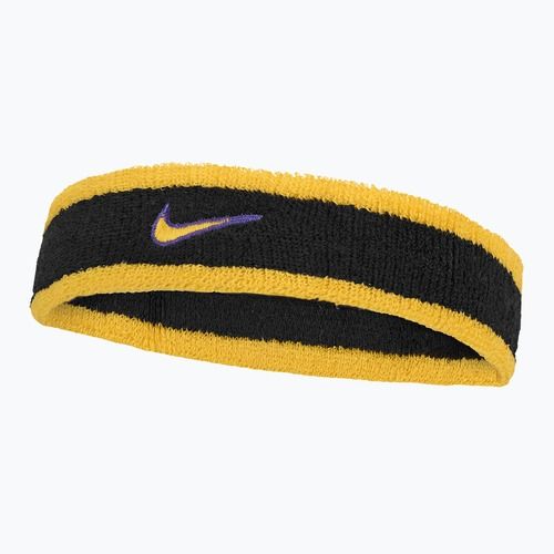 Лента за глава Nike Swoosh Classic black/court purple/university gold