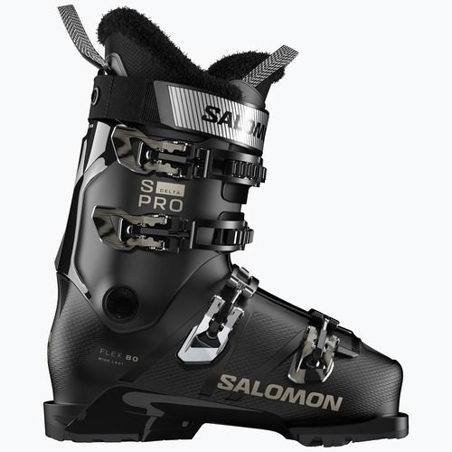 Дамски ски обувки Salomon S/Pro Delta 80 W GW black/black/light bronze metallic