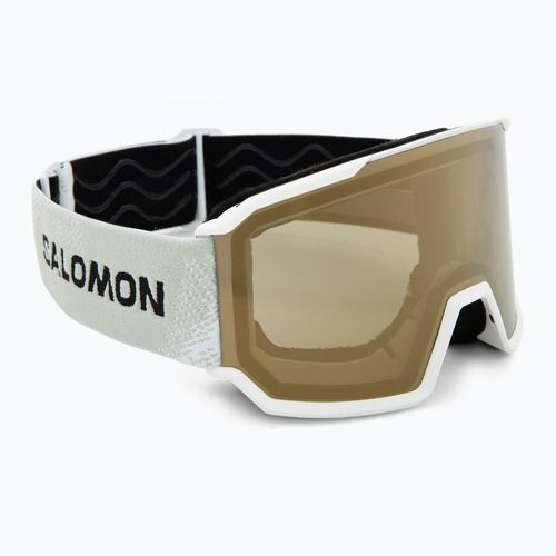 Скиорска маска Salomon S/View 3 Access white/flash gold