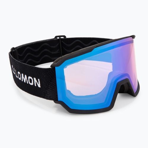 Скиорска маска Salomon S/View 3 black/ml light blue