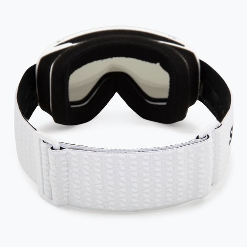 Детска скиорска маска Salomon Lumi Acces Jr white/flash gold