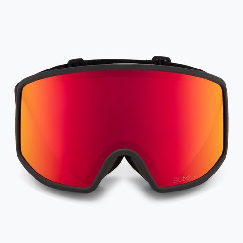 Скиорска маска Salomon Sentry Pro Sigma black/sigma poppy red