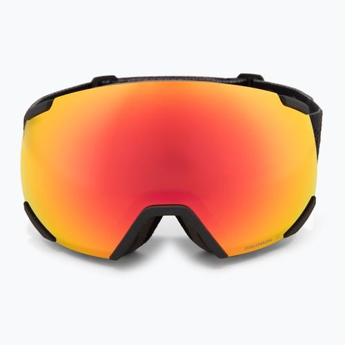 Детска скиорска маска Salomon Radium black/mi mid red