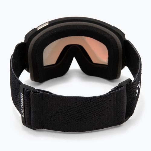Детска скиорска маска Salomon Radium black/mi mid red