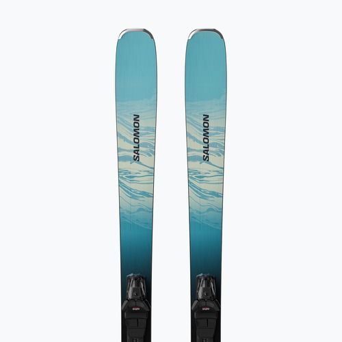 Дамски пистови ски Salomon Stance W 80 + автомати M10 GW alaskan blue/porcelain/lime cream