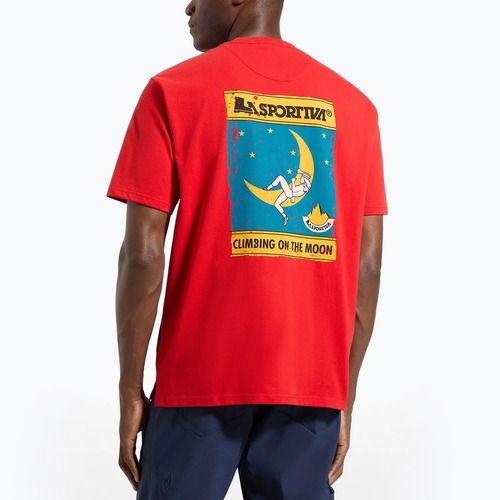 Мъжка тениска La Sportiva Moon Climb mountain red