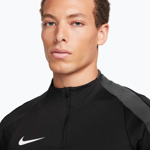 Мъжка футболна блуза с дълъг ръкав Nike Strike Dri-Fit 1/2 Zip Drill Top black/anthracite/white