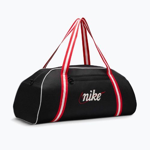 Дамска чанта за тренировка Nike Gym Club Retro 24 l black/university red/sail