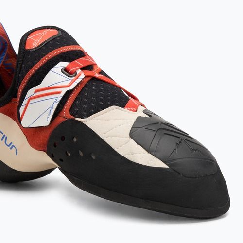 Дамски обувки за катерене La Sportiva Solution white/lily orange