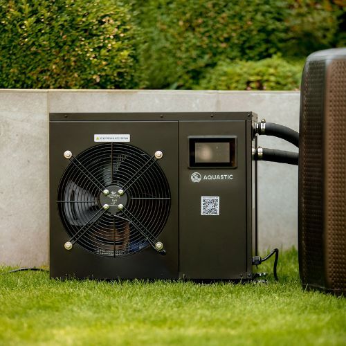 Комплект за басейн AQUASTIC 382L с агрегат за моржуване BrrFree black