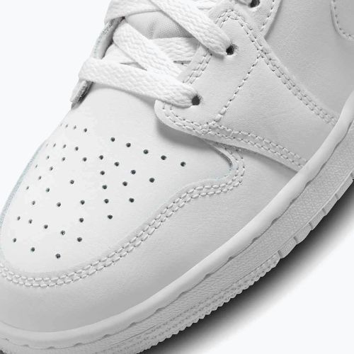 Обувки Jordan 1 Mid white/white/white