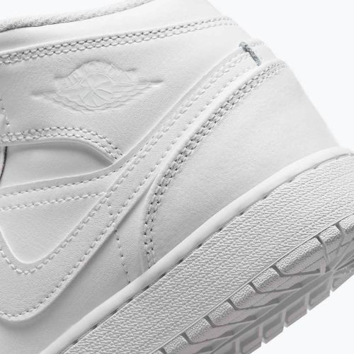 Обувки Jordan 1 Mid white/white/white