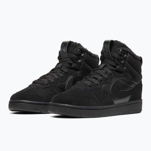 Детски обувки Nike Court Borough Mid 2 black/black/black