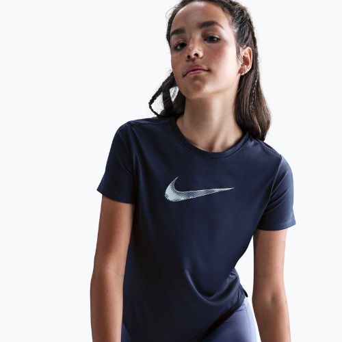 Детска тениска за тренировка Nike One Classic midnight navy/midnight navy