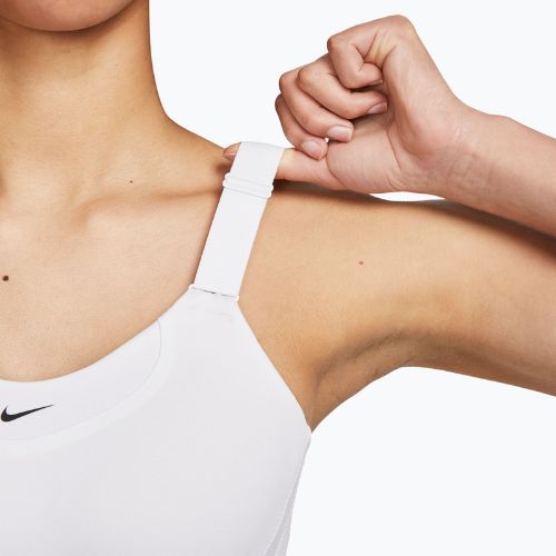 Спортен сутиен Nike Alpha High-Support white/white/stone mauve/black