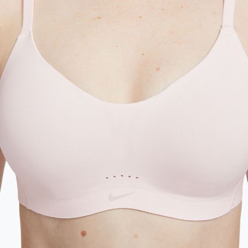 Спортен сутиен Nike Alate Minimalist Light-Support light soft pink/stone mauve/pink oxford