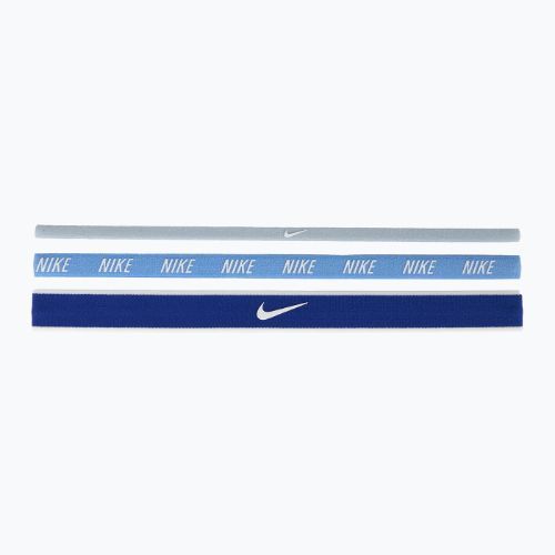 Лента за глава Nike Mixed Width Headband 3 бр light armory blue/university blue/white