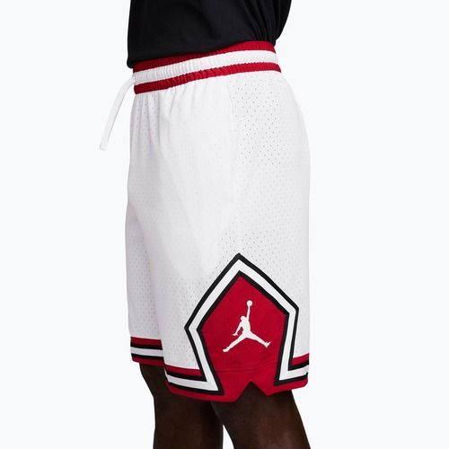 Spodenki koszykarskie męskie  Nike Jordan Sport Dri-FIT 9" Diamond white/gym red/white