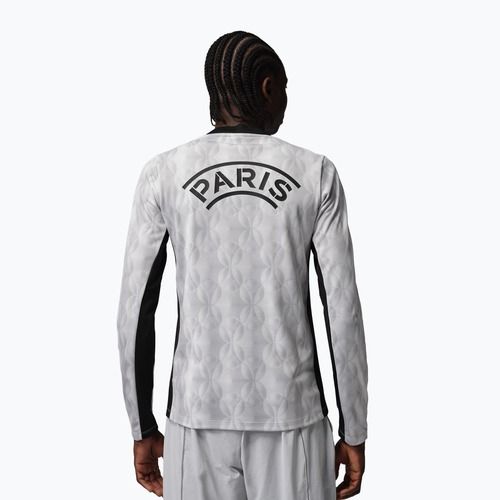 Мъжка футболна фланелка с дълъг ръкав Nike Paris Saint-Germain Academy Pro Warm SE medium grey/black/black