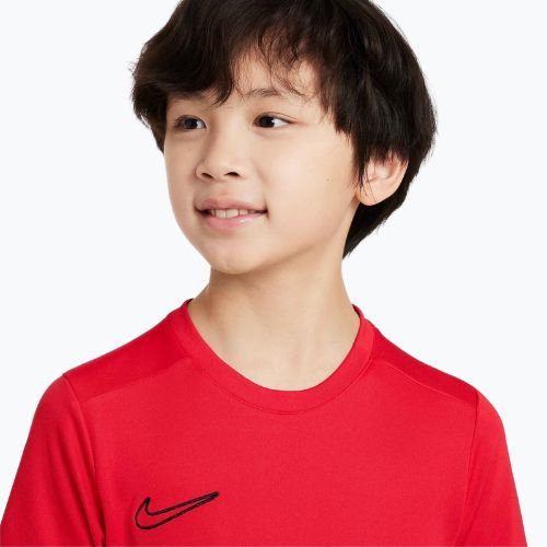 Детска футболна тениска Nike Academy Dri-Fit Jr university red/university red/black