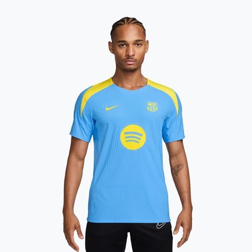 Мъжка футболна фланелка с дълъг ръкав Nike FC Barcelona Strike Elite SE Drill Top university blue/opti yellow/opti yellow