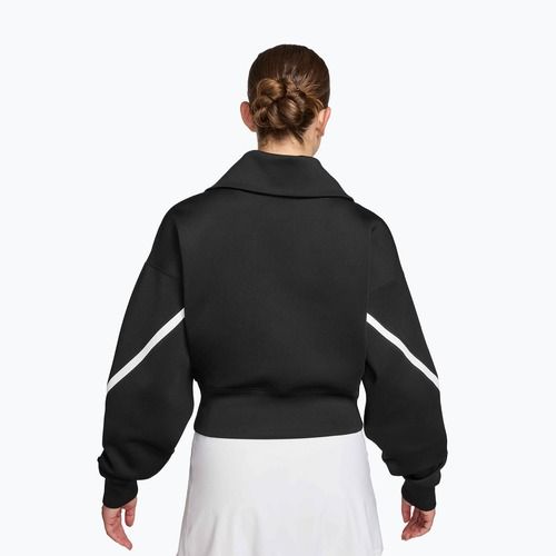 Дамски тенис суитшърт Nike Advantage Dri-Fit FZ black/white