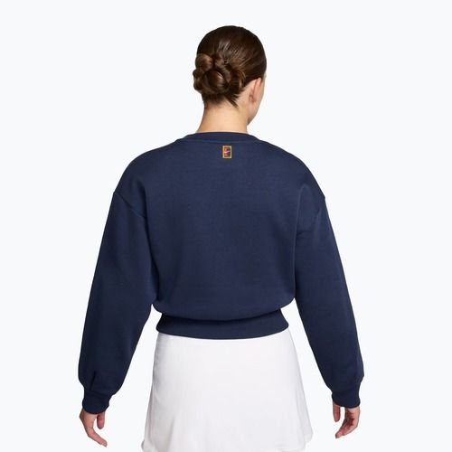 Дамски суитшърт Nike Court Collection French Terry Crew Neck navy blue/sailor blue