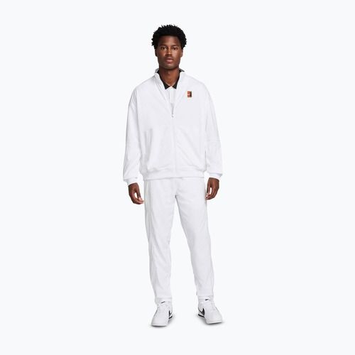 Мъжки тенис суитшърт Nike Court Heritage white/white
