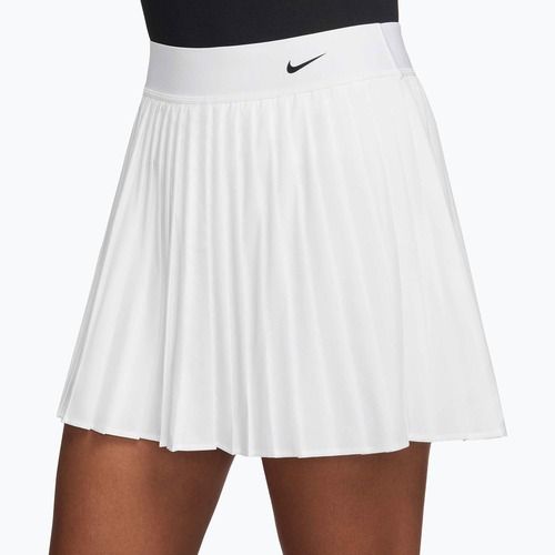 Пола за тенис Nike Victory Dri-Fit High-Waisted Pleated white/black