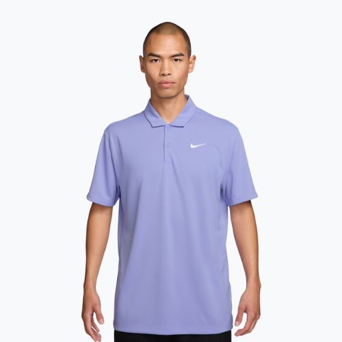 Мъжка фланелка за тенис Nike Court Dri-Fit Polo Solid light thistle/white