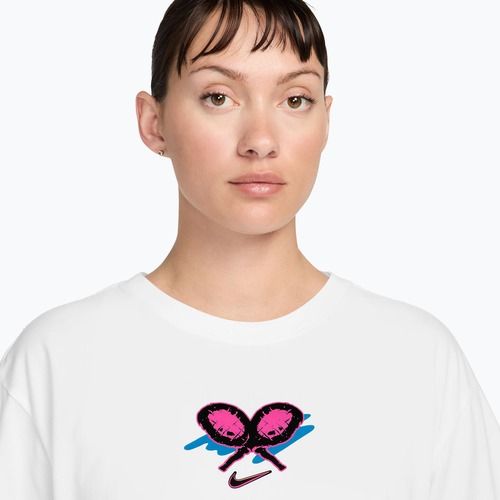 Дамска тениска за тенис Nike Slam Dri-Fit white