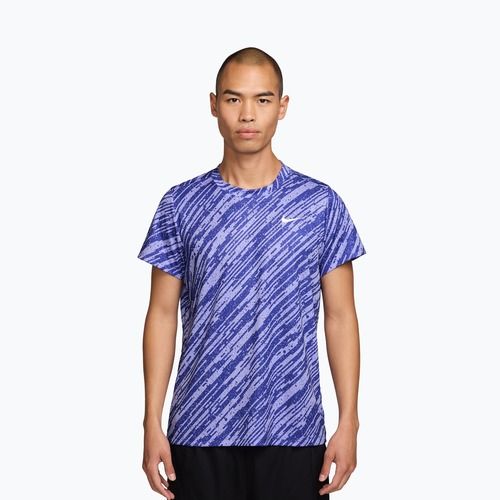 Мъжка фланелка за тенис Nike Court Dri-Fit Victory Print lapis/white