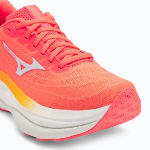 Дамски обувки за бягане Mizuno Wave Sky 9 striking coral/baseball white/citrus