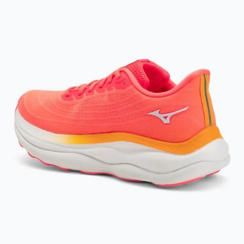Дамски обувки за бягане Mizuno Wave Sky 9 striking coral/baseball white/citrus