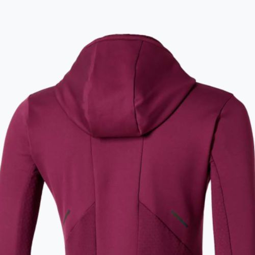 Дамски суитшърт за бягане Mizuno Active Warm Hooded dark purple