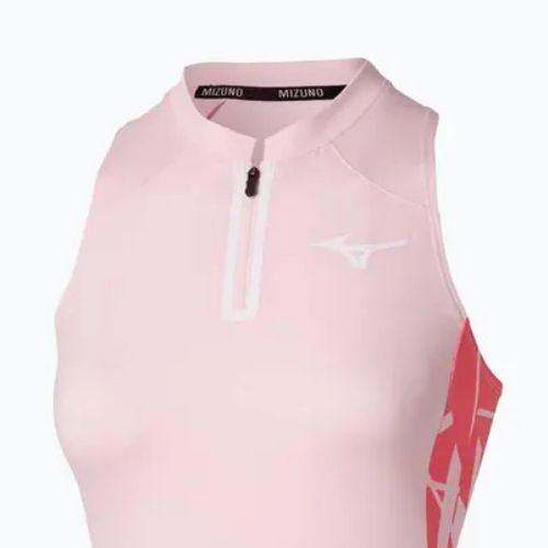 Дамска тениска за тенис Mizuno Daybreakers Printed barely pink