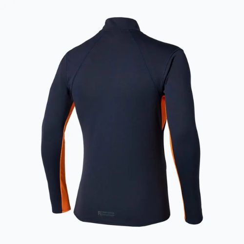 Мъжка блуза с дълъг ръкав за бягане Mizuno Tech Thermal Charge Half Zip baritone blue