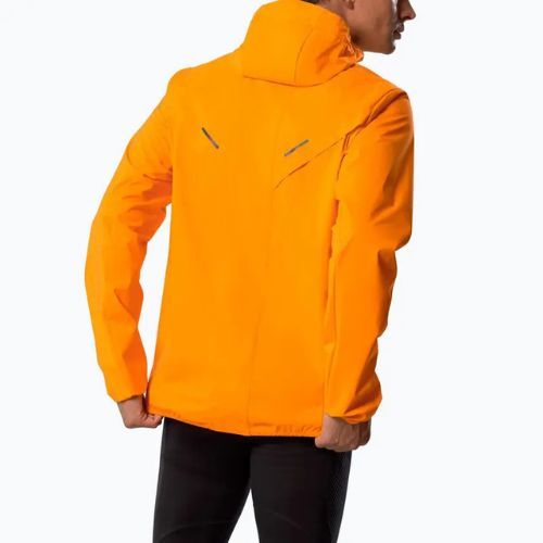 Мъжко яке за бягане Mizuno Tech Thermal Charge Hooded tangelo