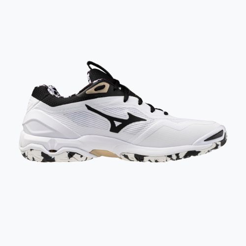 Обувки за хандбал Mizuno Wave Stealth 6 white/black/ge gold