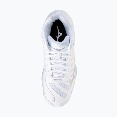 Дамски обувки за волейбол Mizuno Wave Voltage 2 Mid white/blue tint