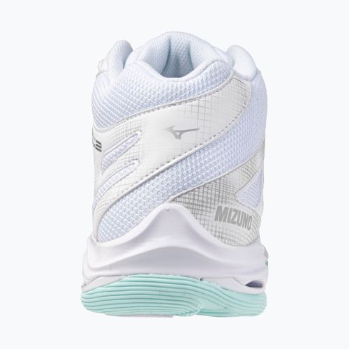 Дамски обувки за волейбол Mizuno Wave Voltage 2 Mid white/blue tint