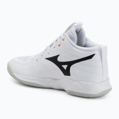Обувки за волейбол Mizuno Wave Momentum Pro Mid white/black/frozen emerald