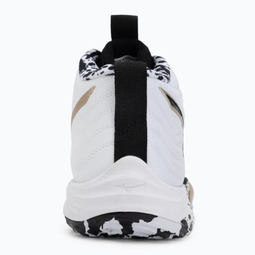 Обувки за волейбол Mizuno Wave Momentum Elite Mid white/black/ge gold