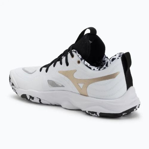Обувки за волейбол Mizuno Wave Momentum Elite white/black/ge gold