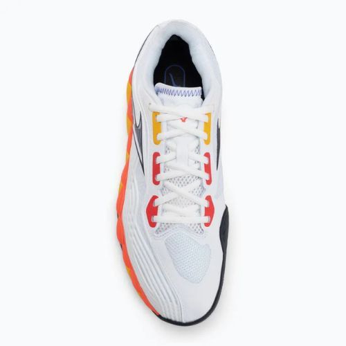 Обувки за тенис Mizuno Wave Enforce Tour 6 AC white/fiery coral 2/citrus