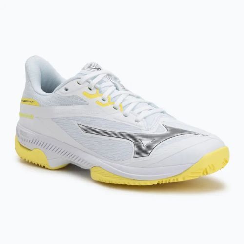Дамски обувки за падел Mizuno Wave Exceed Court Padel W white/black send/lemon tonic