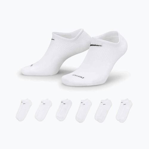 Чорапи Nike Everyday Lightweight No Show 6 чифта white/black