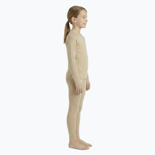 Детски комплект термо бельо WOOLCANO Merino SET0683 beige