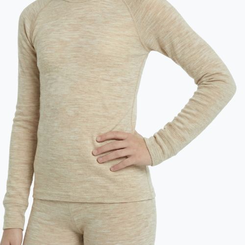 Детски комплект термо бельо WOOLCANO Merino SET0683 beige